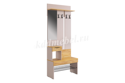 Прихожая К2 Баско (Кашемир/Дуб крафт золотой)