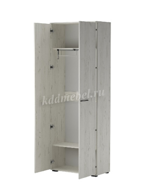Шкаф двустворчатый Италия (Крафт белый)