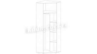 Шкаф угловой Инфинити (Венге/Анкор Светлый)