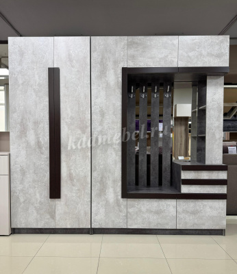 Прихожая Лайф (Бетон темный/Бетон светлый)