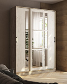 Шкаф-купе Стиль-2 1600 (дуб крафт серый/Дуб крафт белый) 