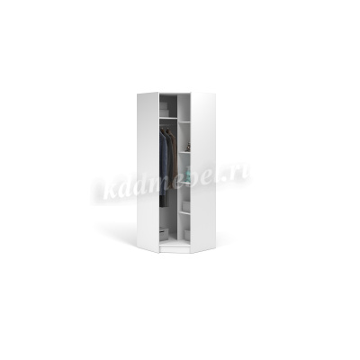 Шкаф угловой Чикаго Вайт (Белый)