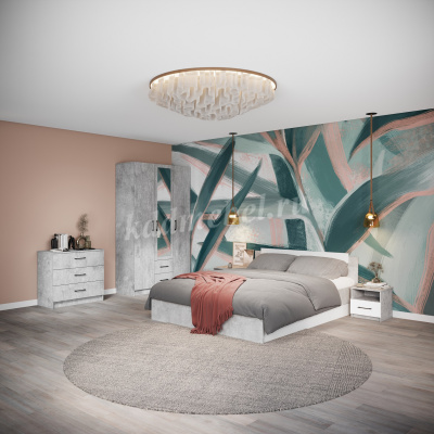 Комод Чикаго 4ящ (Ателье светлый)