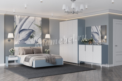 Зеркало Бриз (Белый лофт)