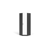 Шкаф угловой Чикаго (Антрацит/Белый)