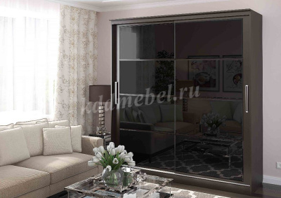 Шкаф-купе Танго 1.5 лакобель Р (Венге)