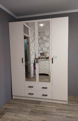 Шкаф распашной Нарцисс-3 (Белый) 