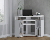 Тумба угловая ТВ-044(2у) (Белый древесные поры)