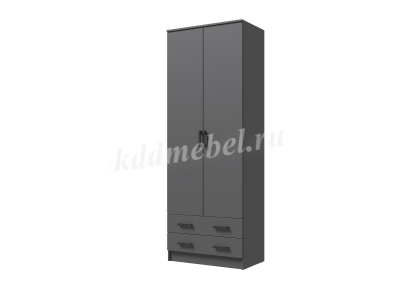 Шкаф Дуэт платяной (Графит)