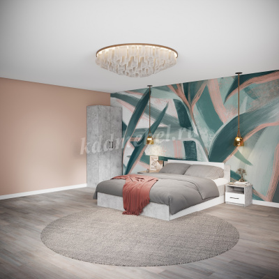 Комод Чикаго 1д 4 ящ (Ателье светлый)