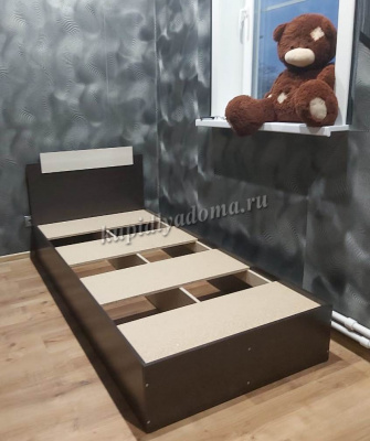 Кровать Эра 0.9 (Венге/Лоредо)