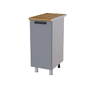 Шкаф нижний 35Р кухня Кампео без столешницы (Белый/Мята-софт)