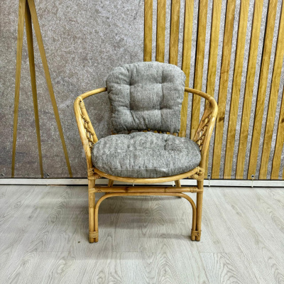 Кресло RJG-Bahama (Ротанг №4, ткань Mulan 160)