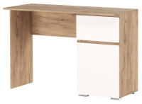 Стол письменный 1С1Я Крафт золотой - Белый мал