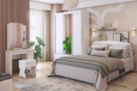 Виктория 1 Спальня Белое дерево Интерьер
