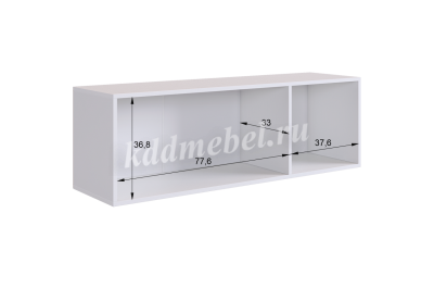 Антресоль 3дв. Баско L1200 (Графит)